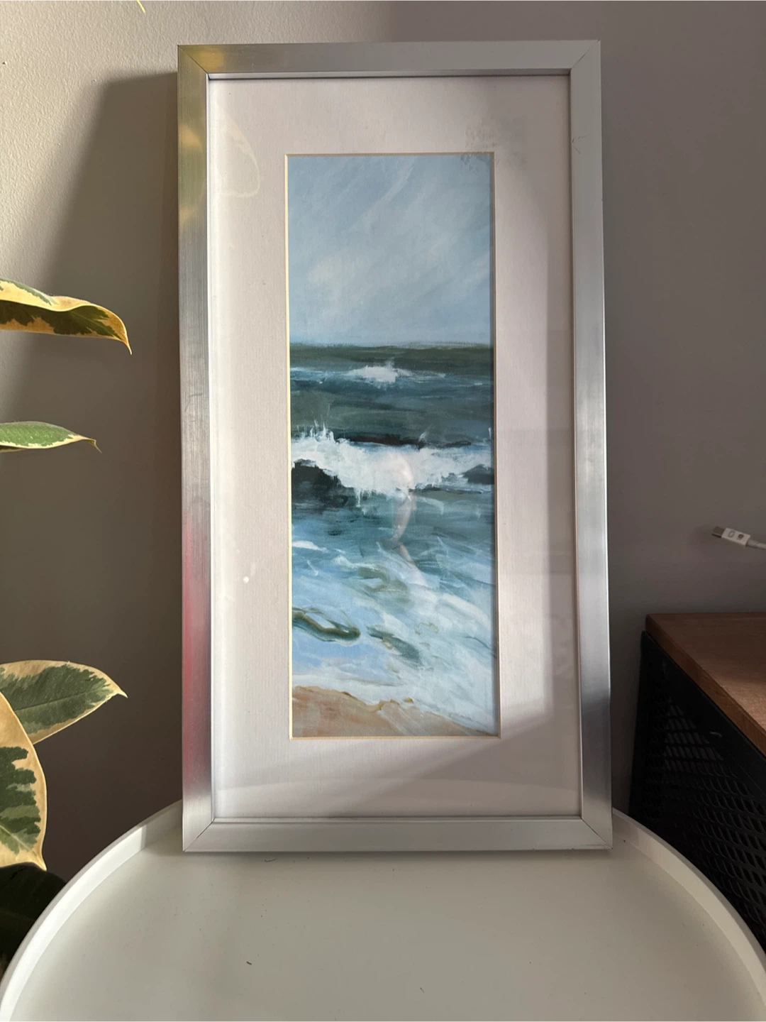 Framed Ocean Wave Art Print (Set of 2) - photo 2
