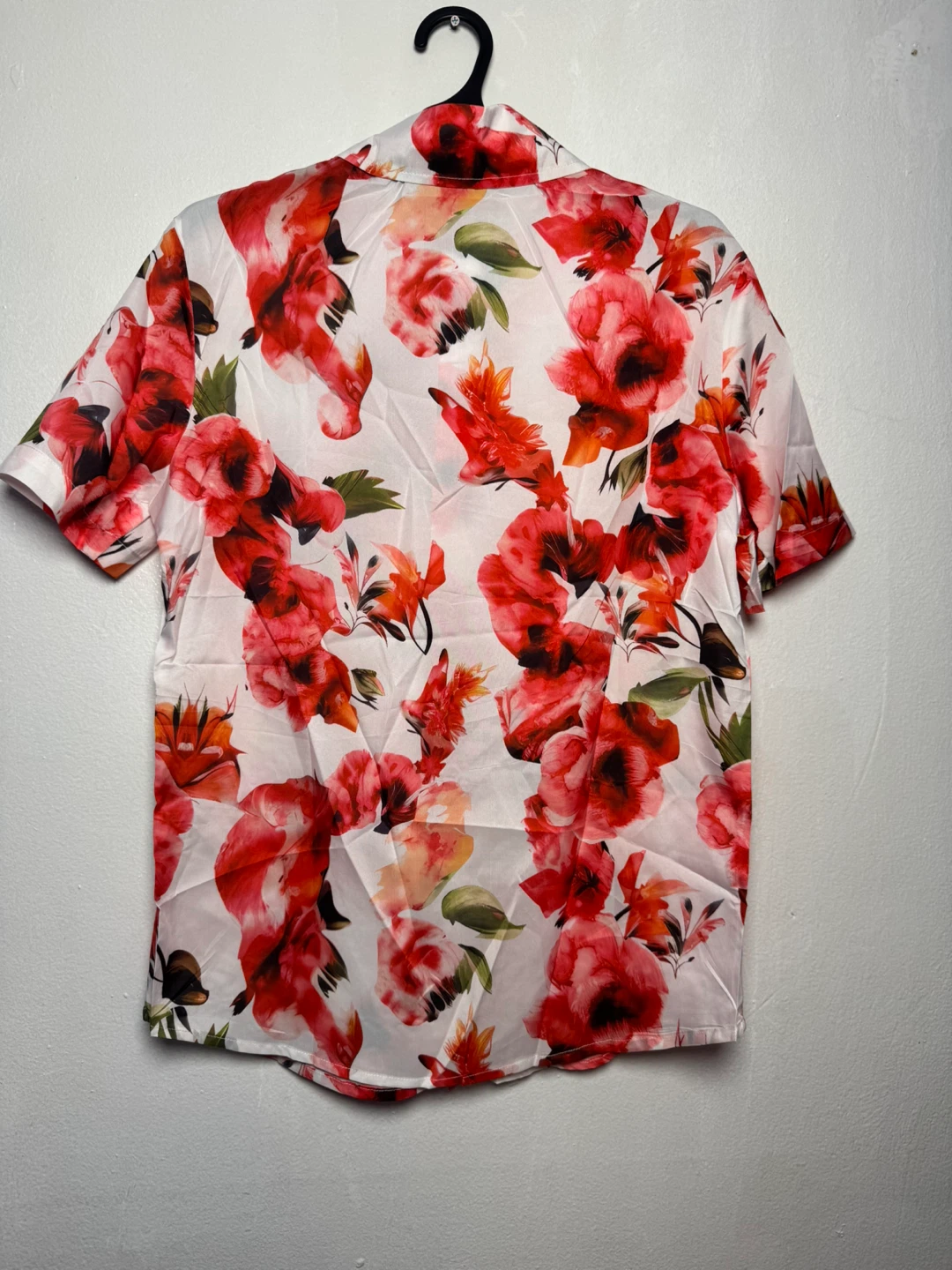 Short Sleeve Floral Button-Up Shirt Size S - photo 2