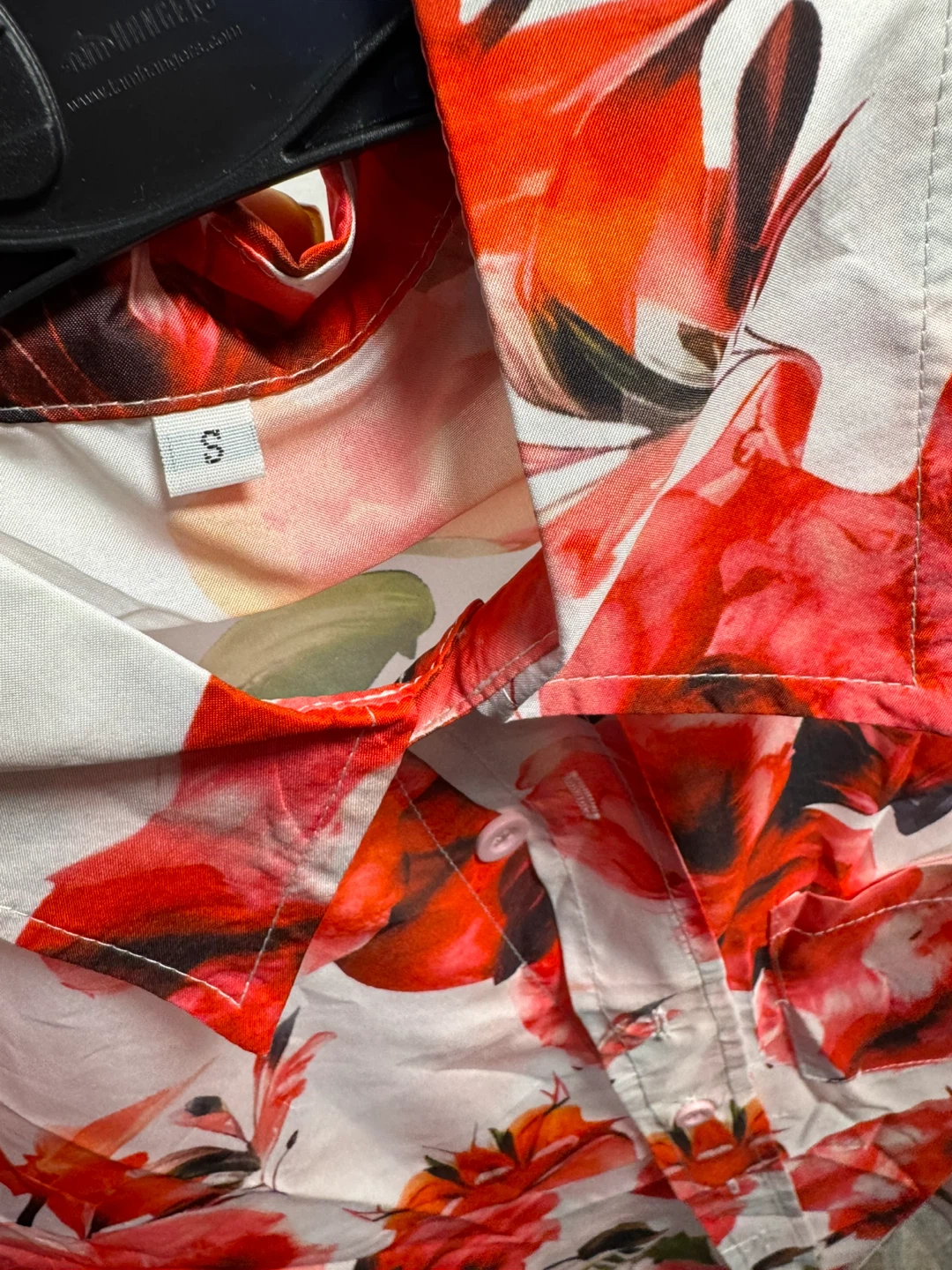 Short Sleeve Floral Button-Up Shirt Size S - photo 3
