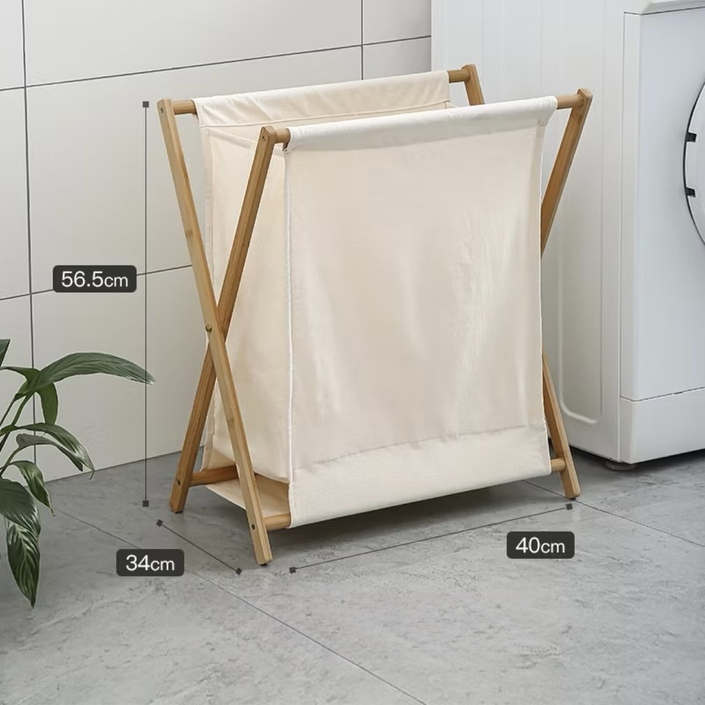 2 foldable laundry hamper - photo 2
