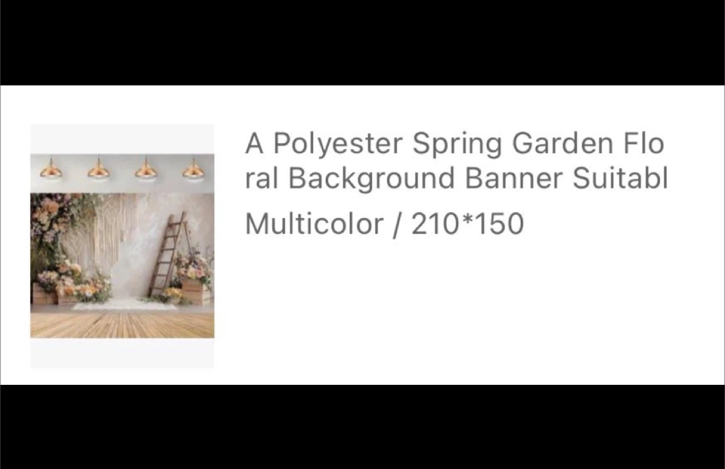 Spring Garden Floral Background Banner - photo 2