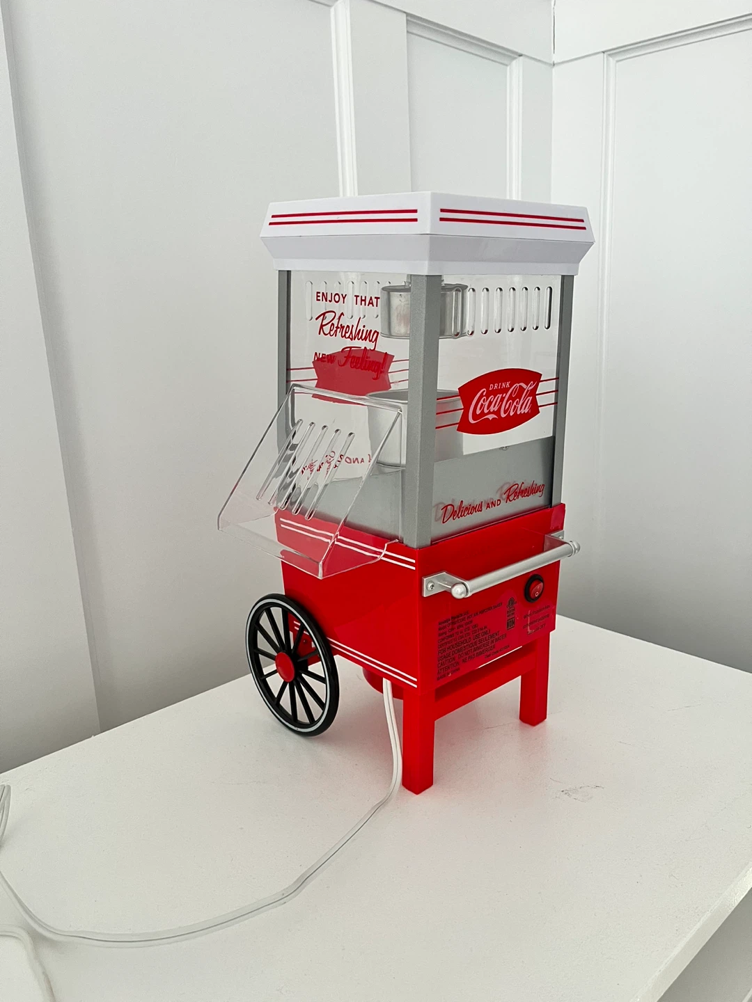 Coca-Cola Retro Popcorn Machine - photo 2