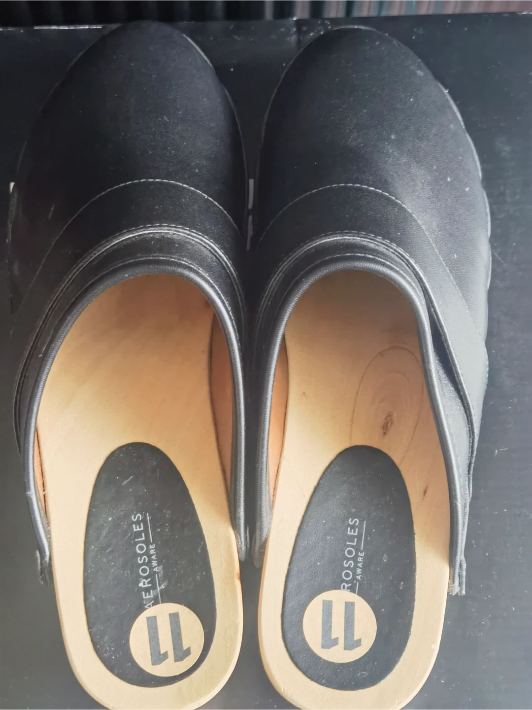 Aerosoles Black Clogs Size 11
