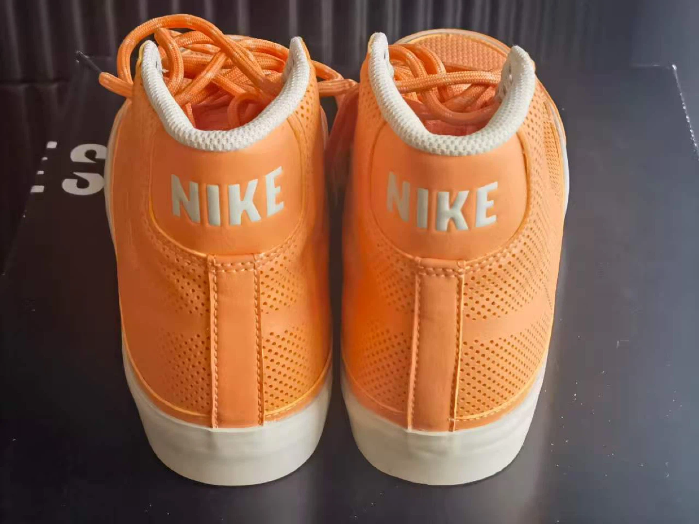 Nike Mid-Top Sneakers - Orange size 7 - photo 3