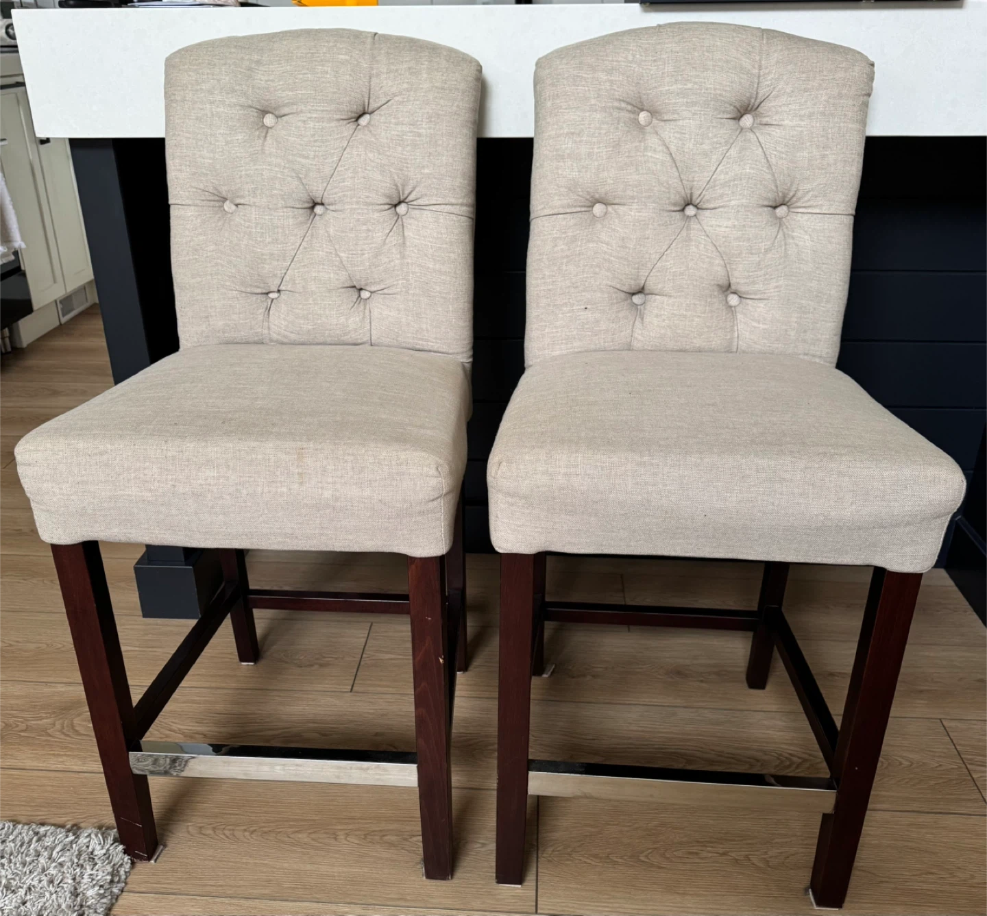 Tufted Back Bar Stools (Set of 2) - photo 4