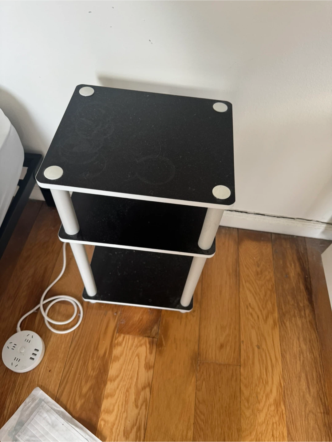 Black 3-Tier Side Table cash only 343 gold st brooklyn cash only - photo 4