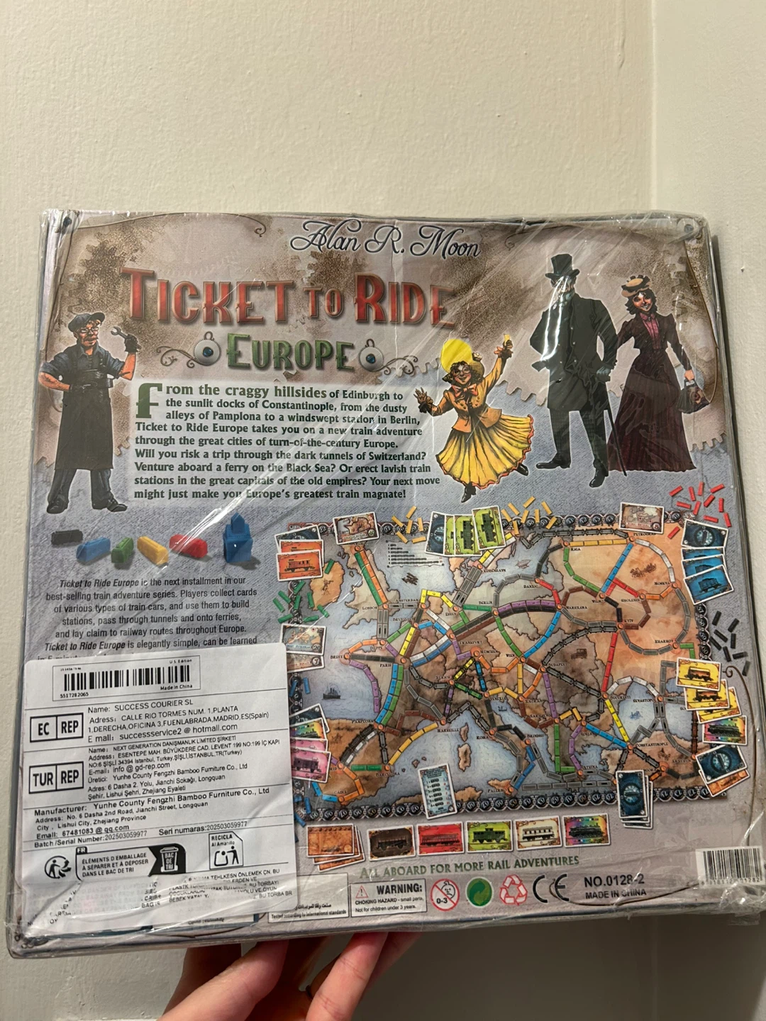 Ticket to Ride: Europe Board Game - photo 2