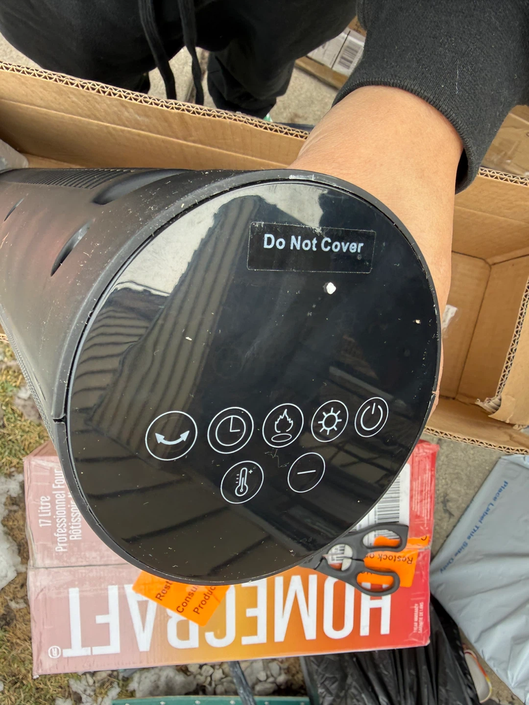 3D Flame Tower Fan Heater BL-K21-D - photo 5