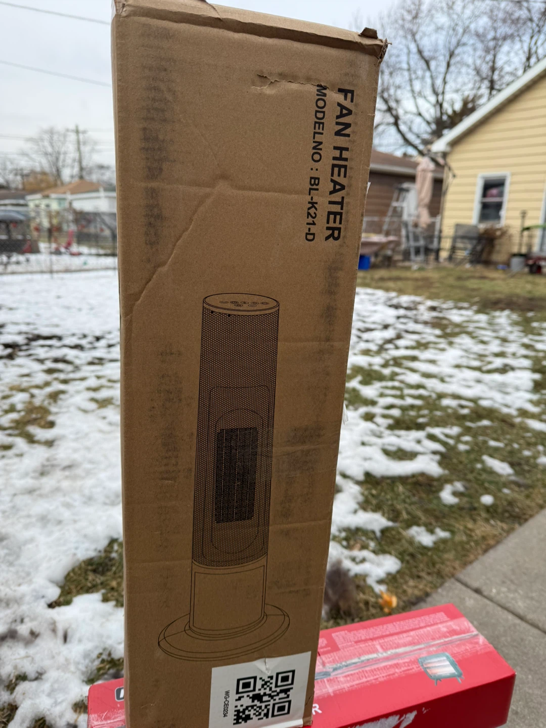 3D Flame Tower Fan Heater BL-K21-D - photo 2