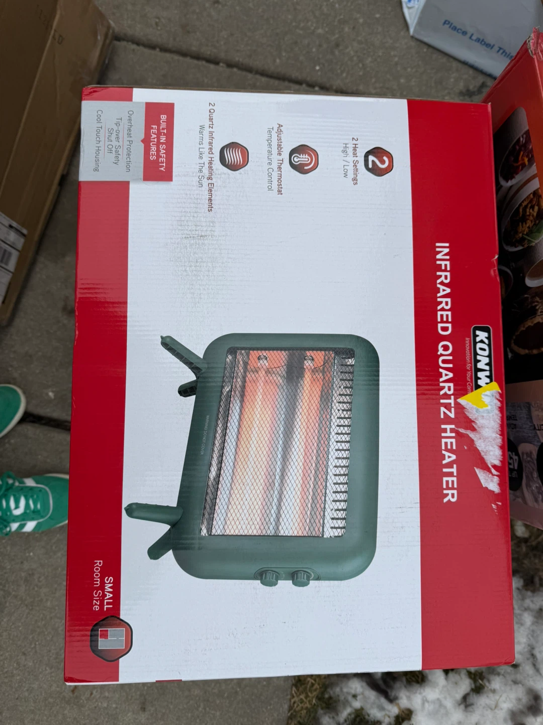 KONW Infrared Quartz Heater