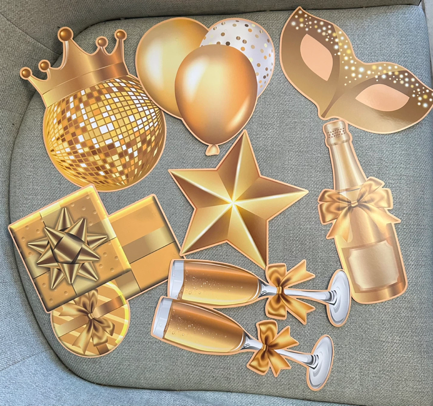 Gold and Black Party Homecoming Banner