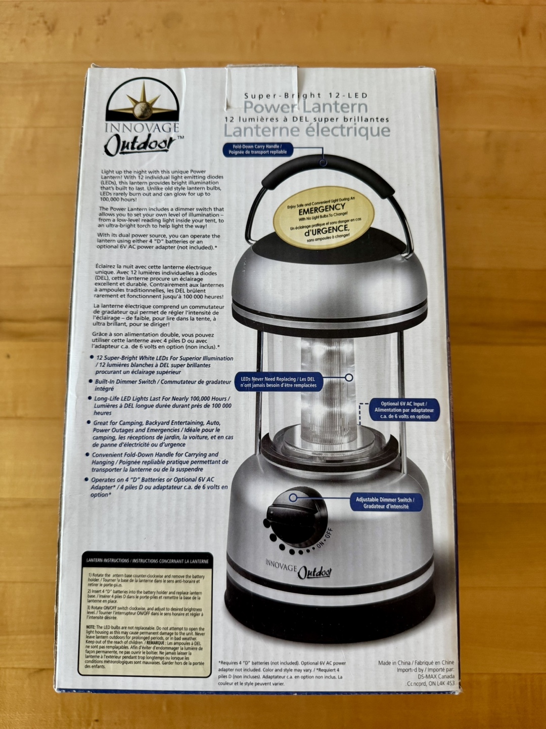 Innovage Outdoor Super-Bright 12-LED Power Lantern - photo 3