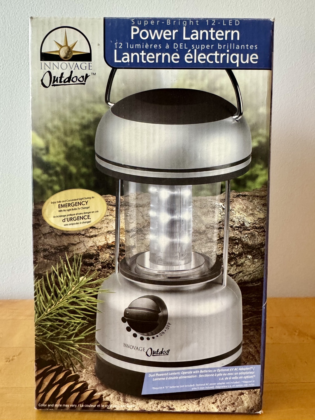 Innovage Outdoor Super-Bright 12-LED Power Lantern