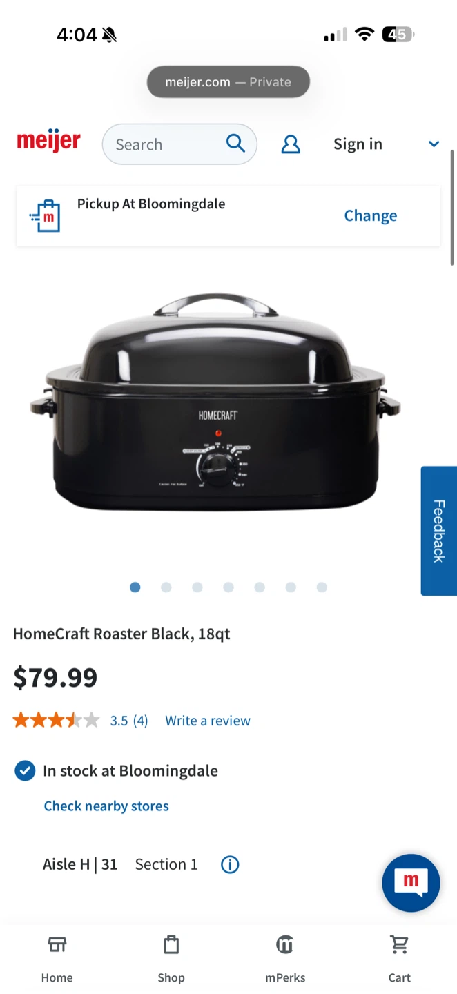 HomeCraft Roaster Black, 18qt - photo 4