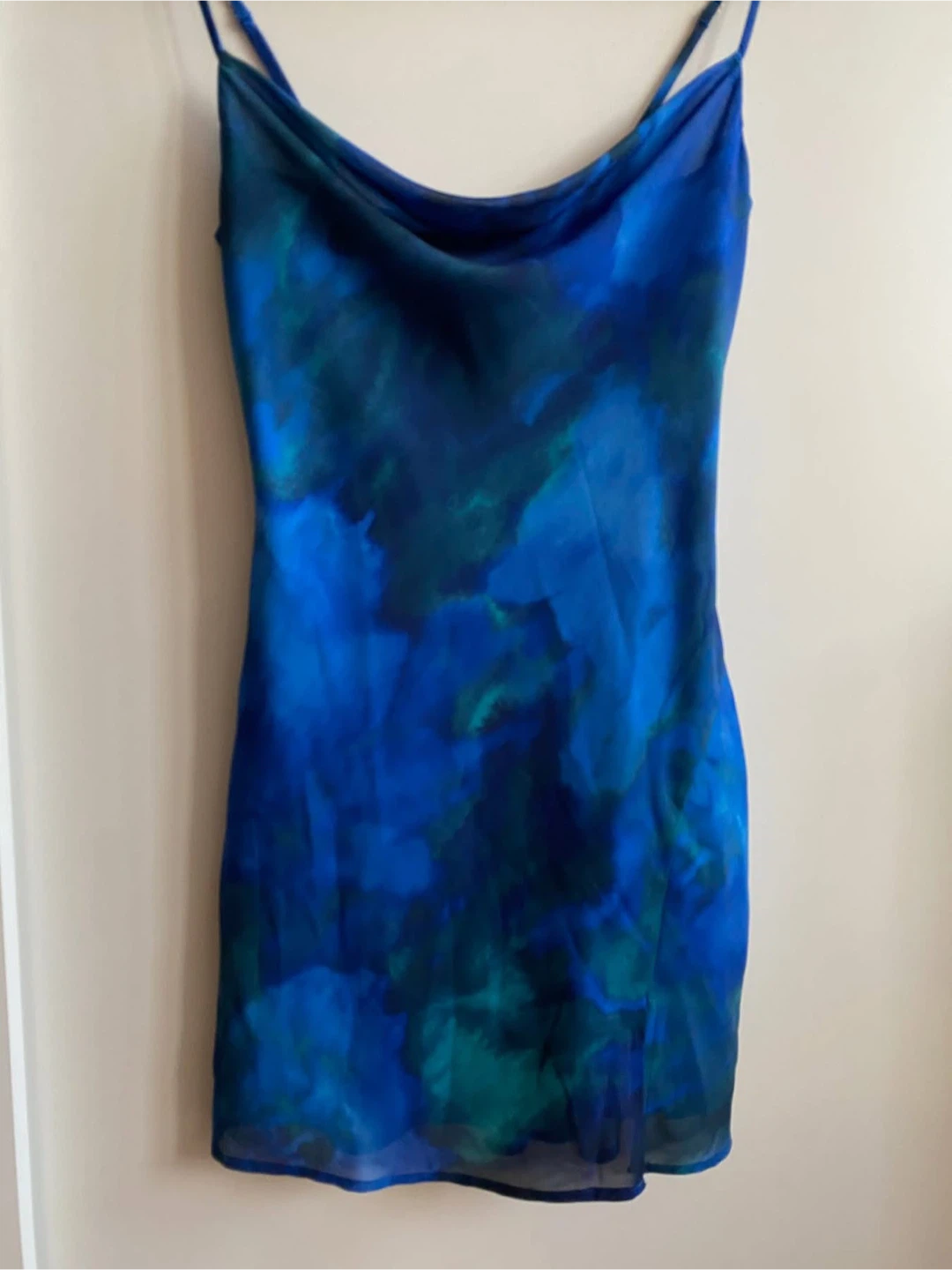 Dynamite Chiffon Cowl Neck Slip Dress XXS
