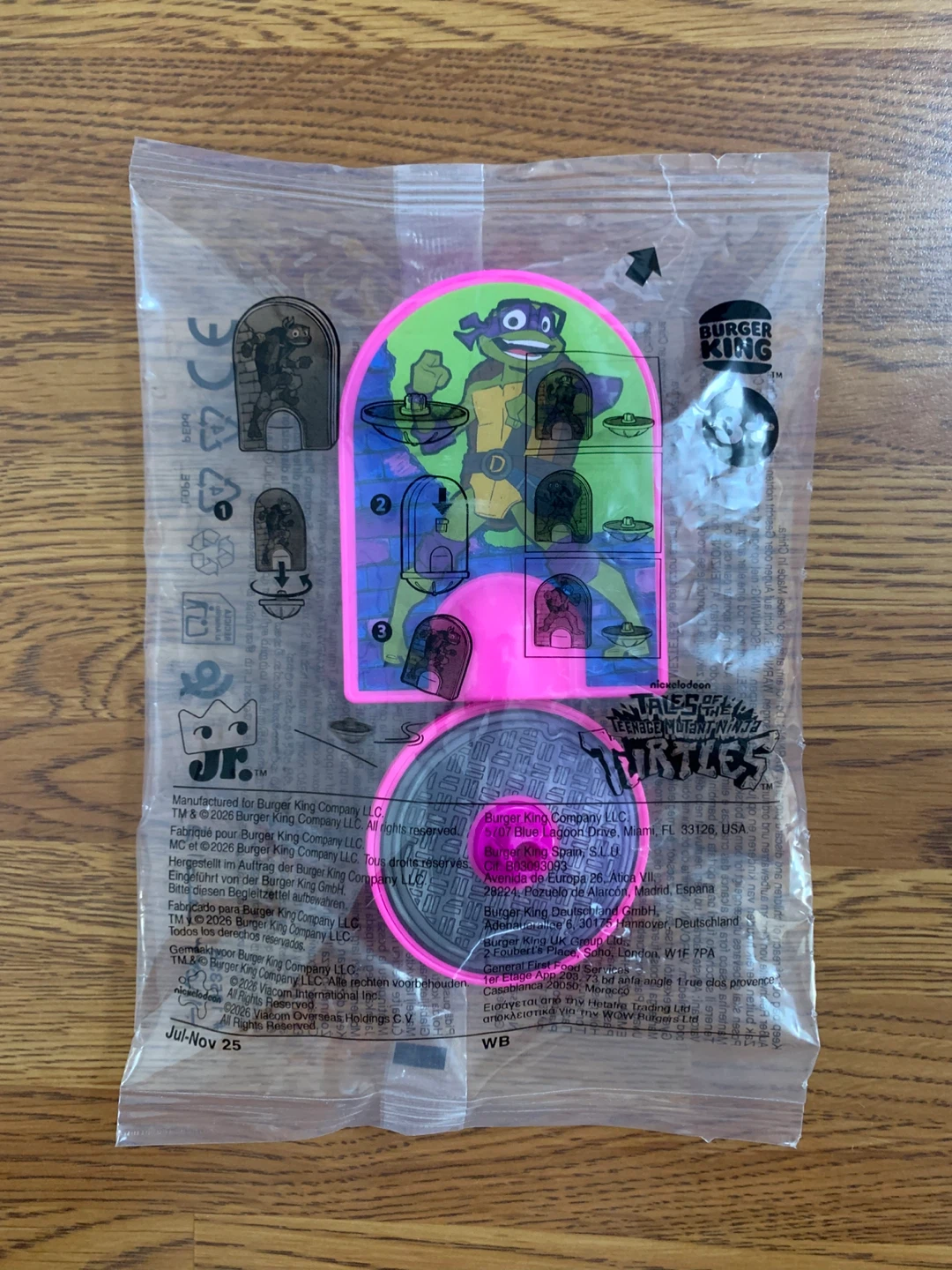 Burger King - TMNT King Jr. Toy (Donatello Spinning Top) - photo 2