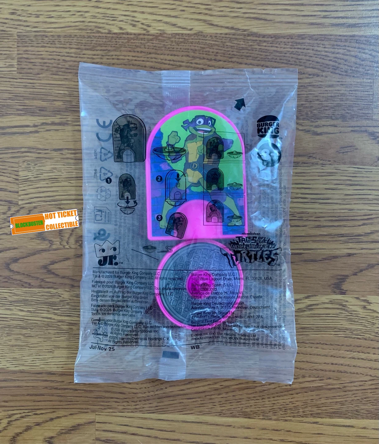 Burger King - TMNT King Jr. Toy (Donatello Spinning Top)