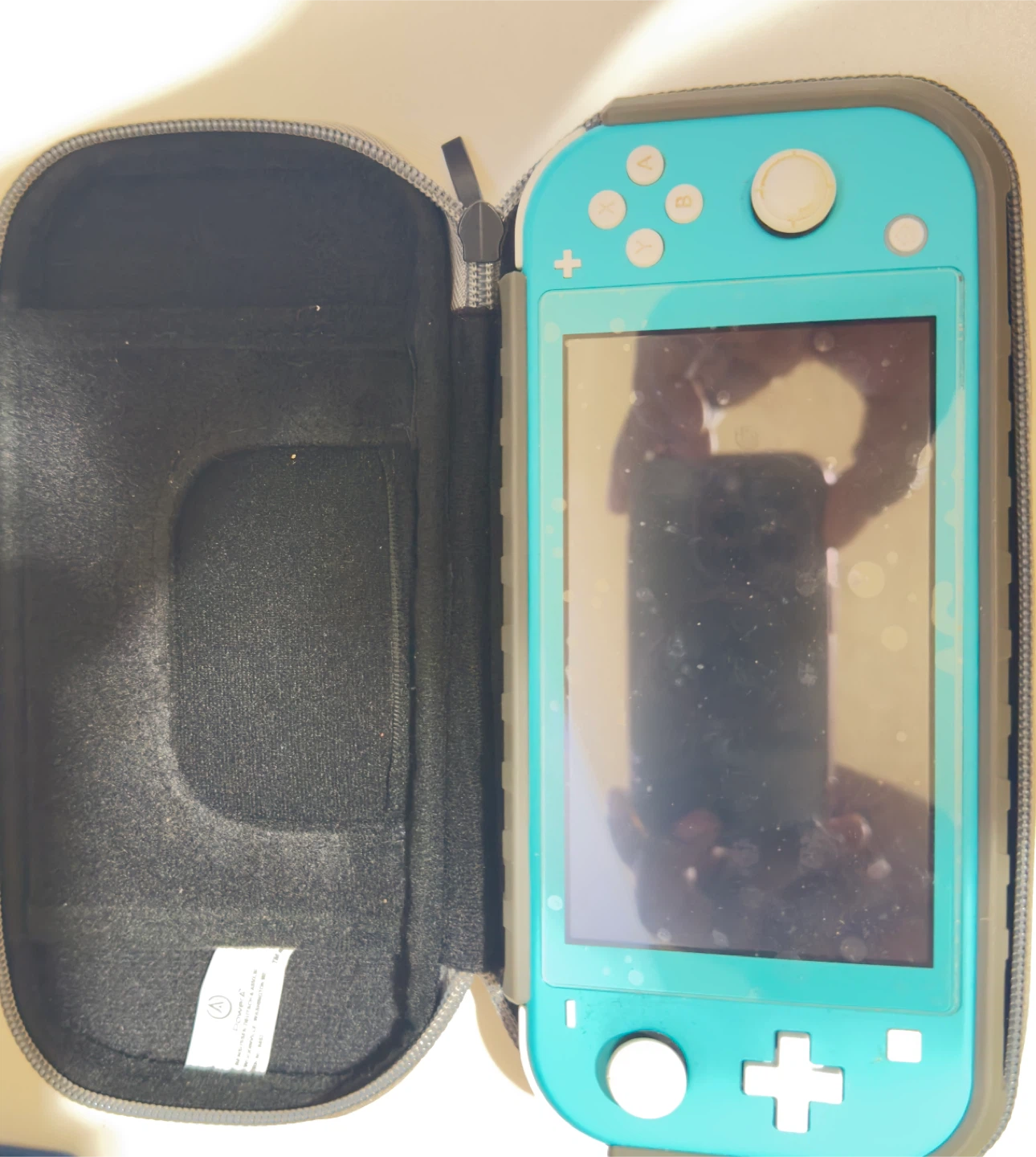 Nintendo Switch Lite Turquoise w/ Protective Case - photo 4