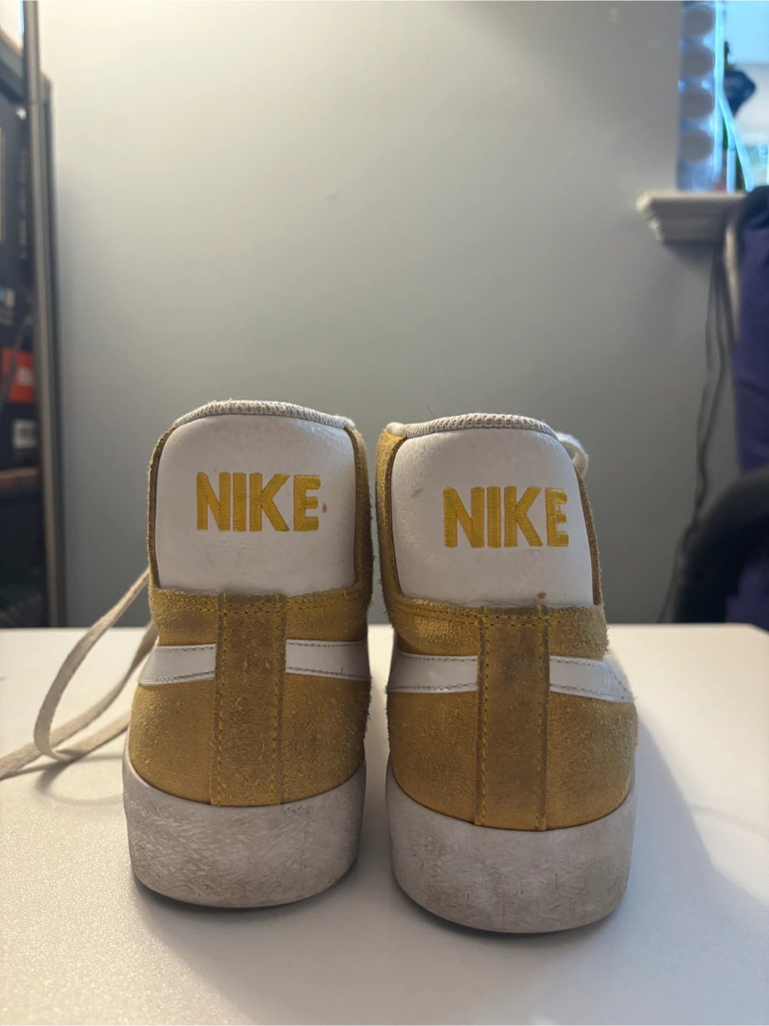 Size 8.5M Nike SB Blazer Mid (Yellow) - photo 3