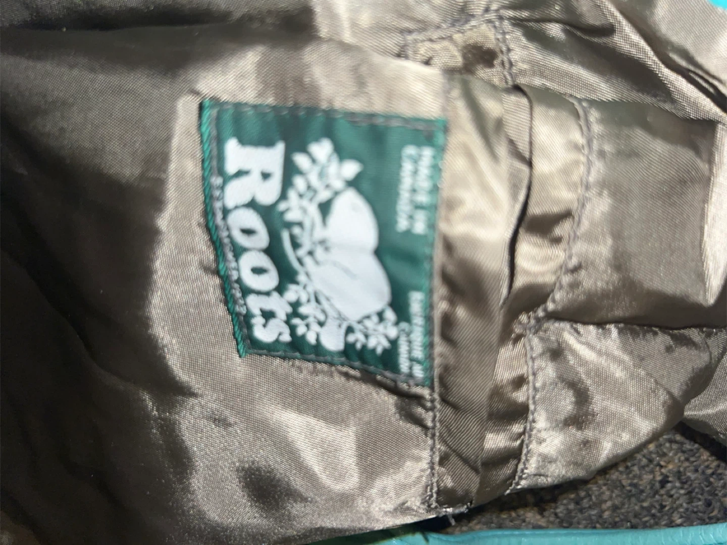 Roots Teal Leather Vest - photo 2