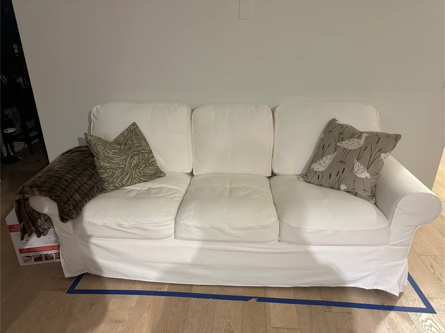 White 3-Seater Sofa