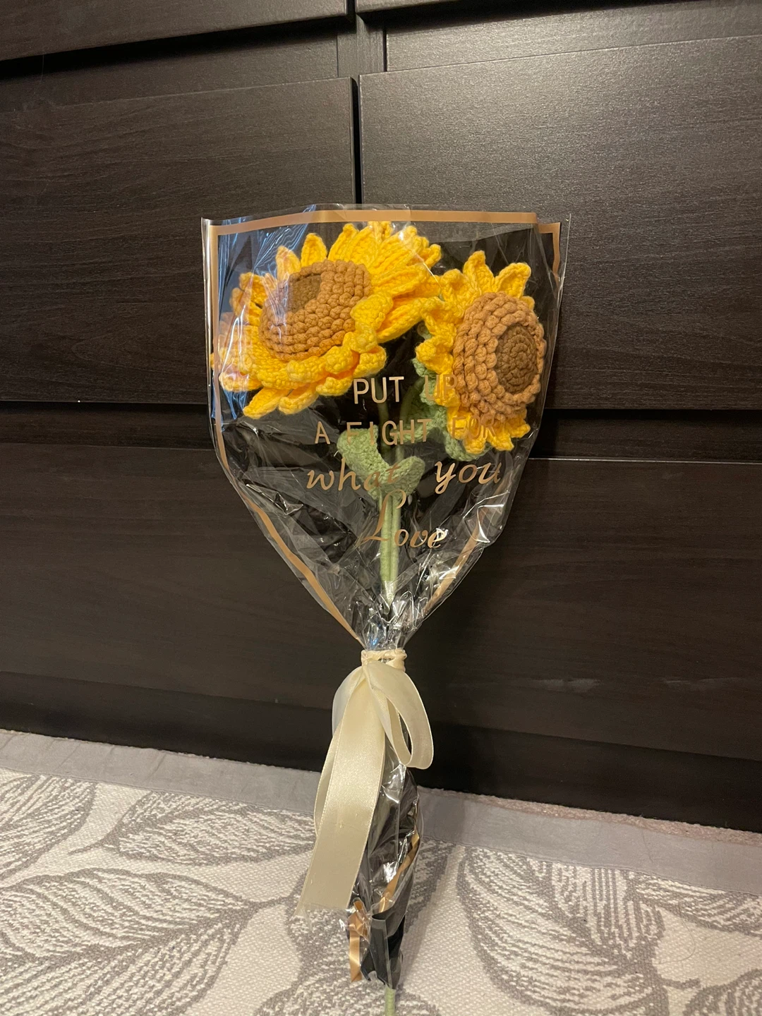Handmade Crocheted Sunflower Bouquet