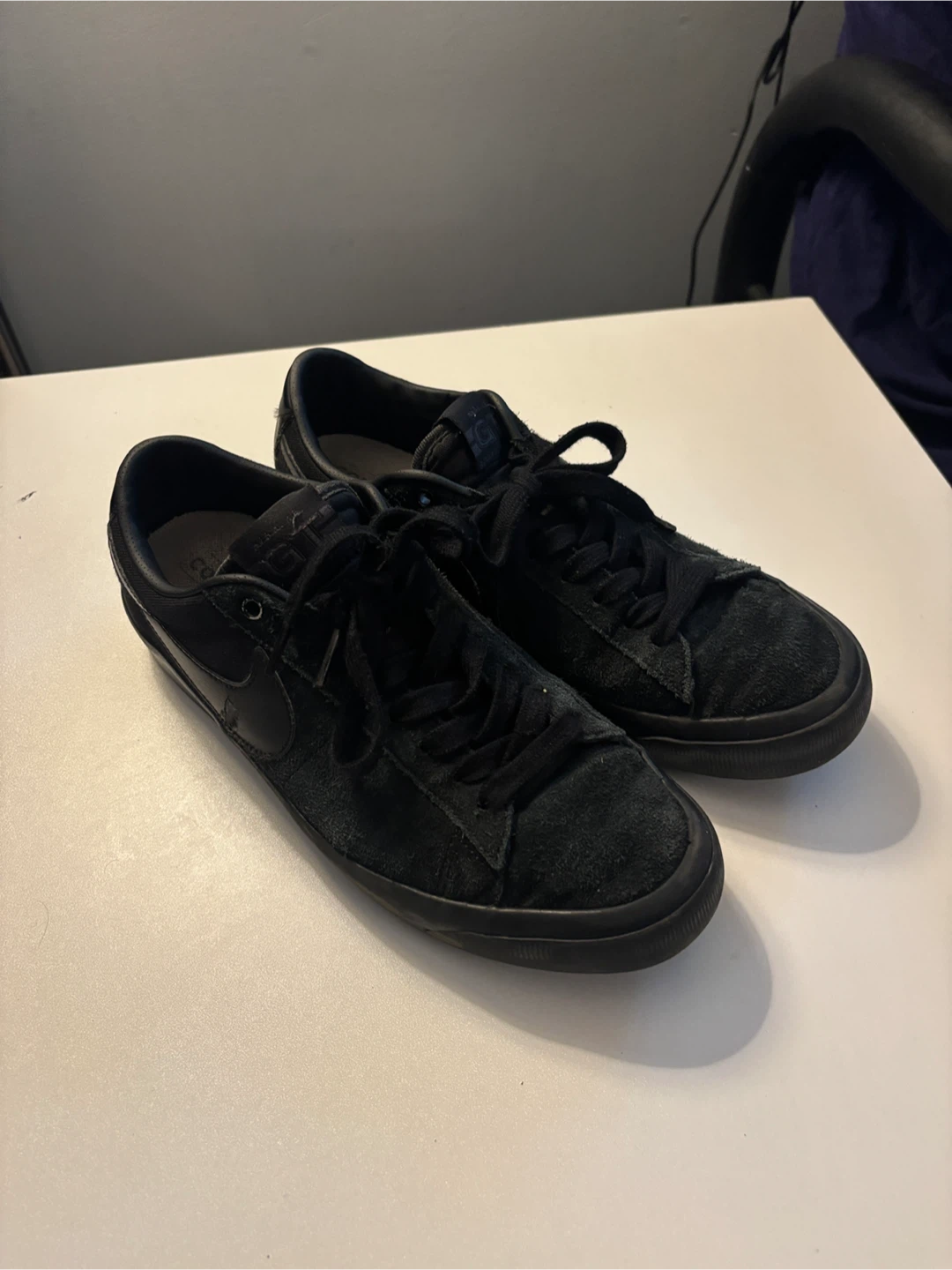 Size 8.5M Nike SB Blazer Low (Black) - photo 2