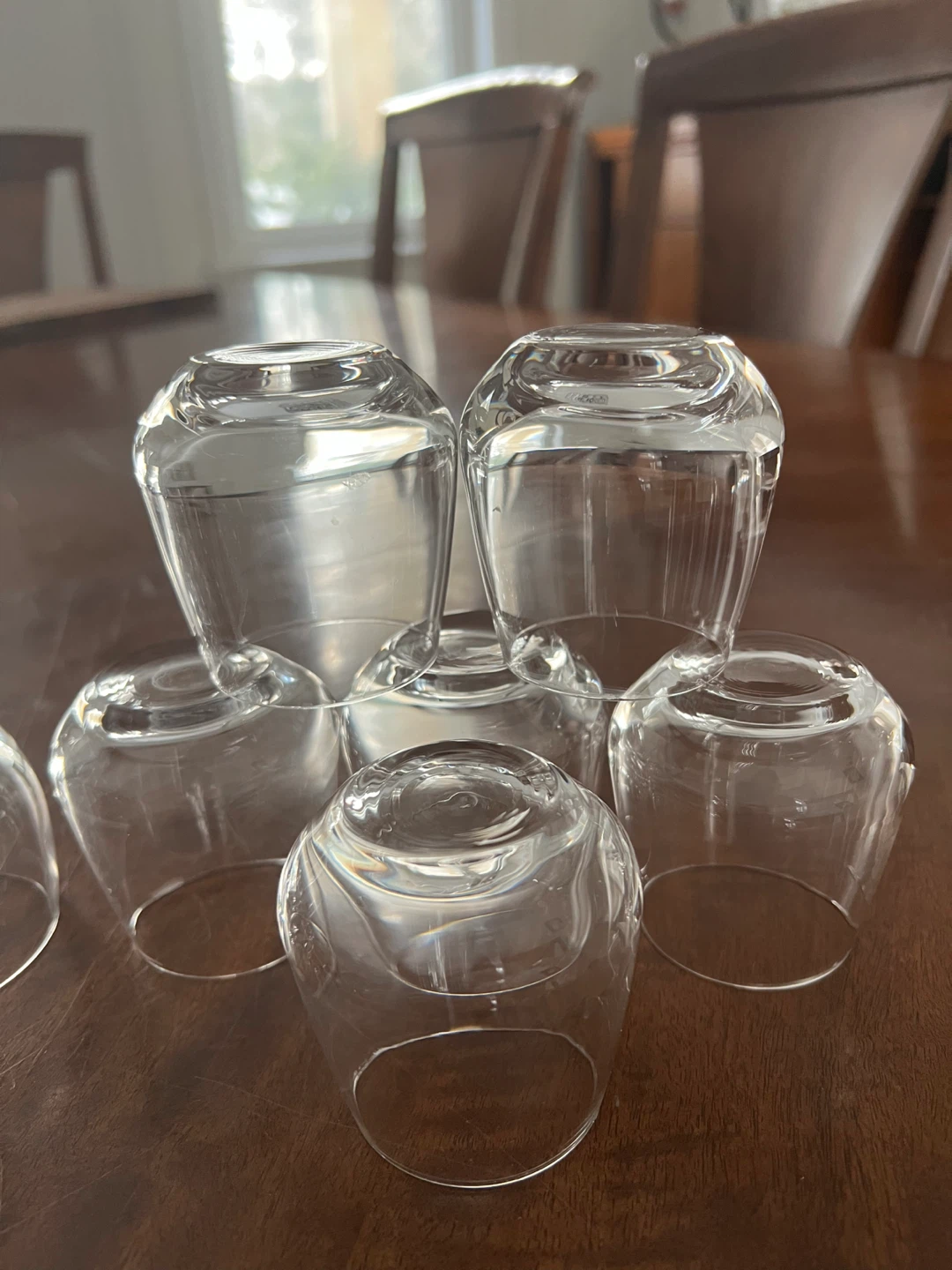 Set of 10 Clear Glass Tumblers - photo 2