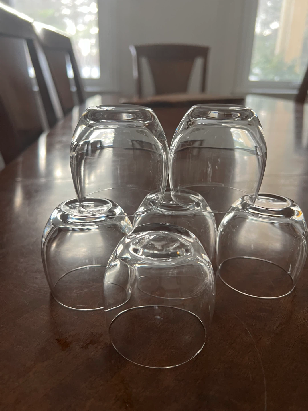Set of 10 Clear Glass Tumblers - photo 3