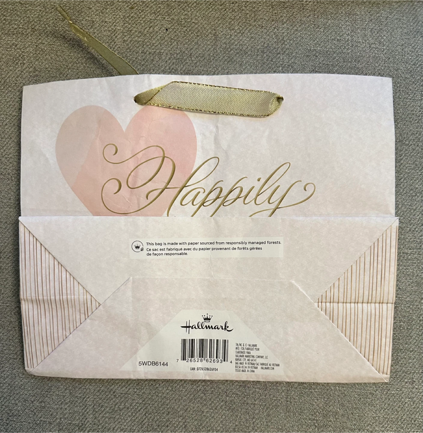 Hallmark "Happily Ever After" Medium Gift Bag - photo 3