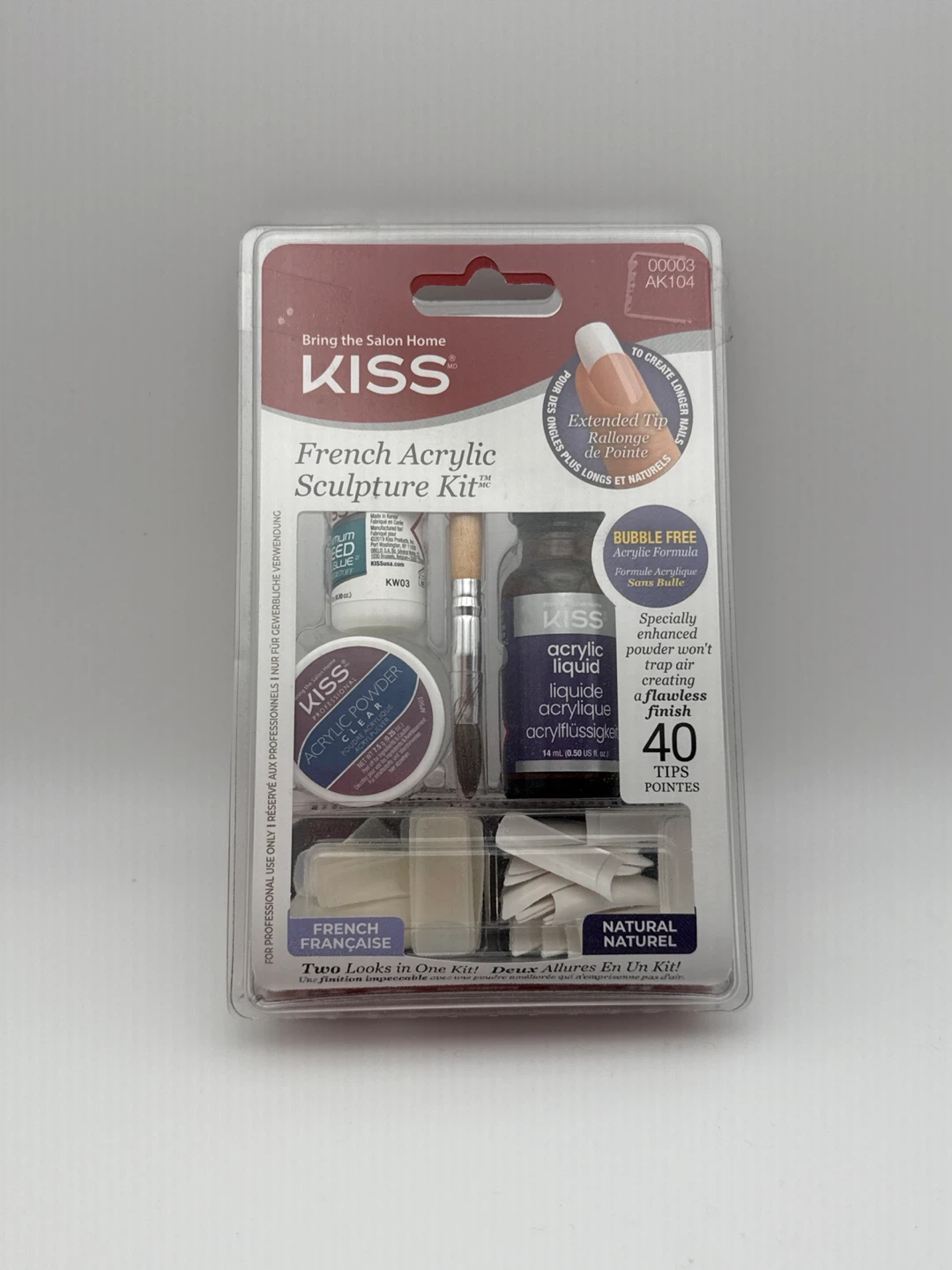 KISS French Acrylic Sculpture Nail Kit