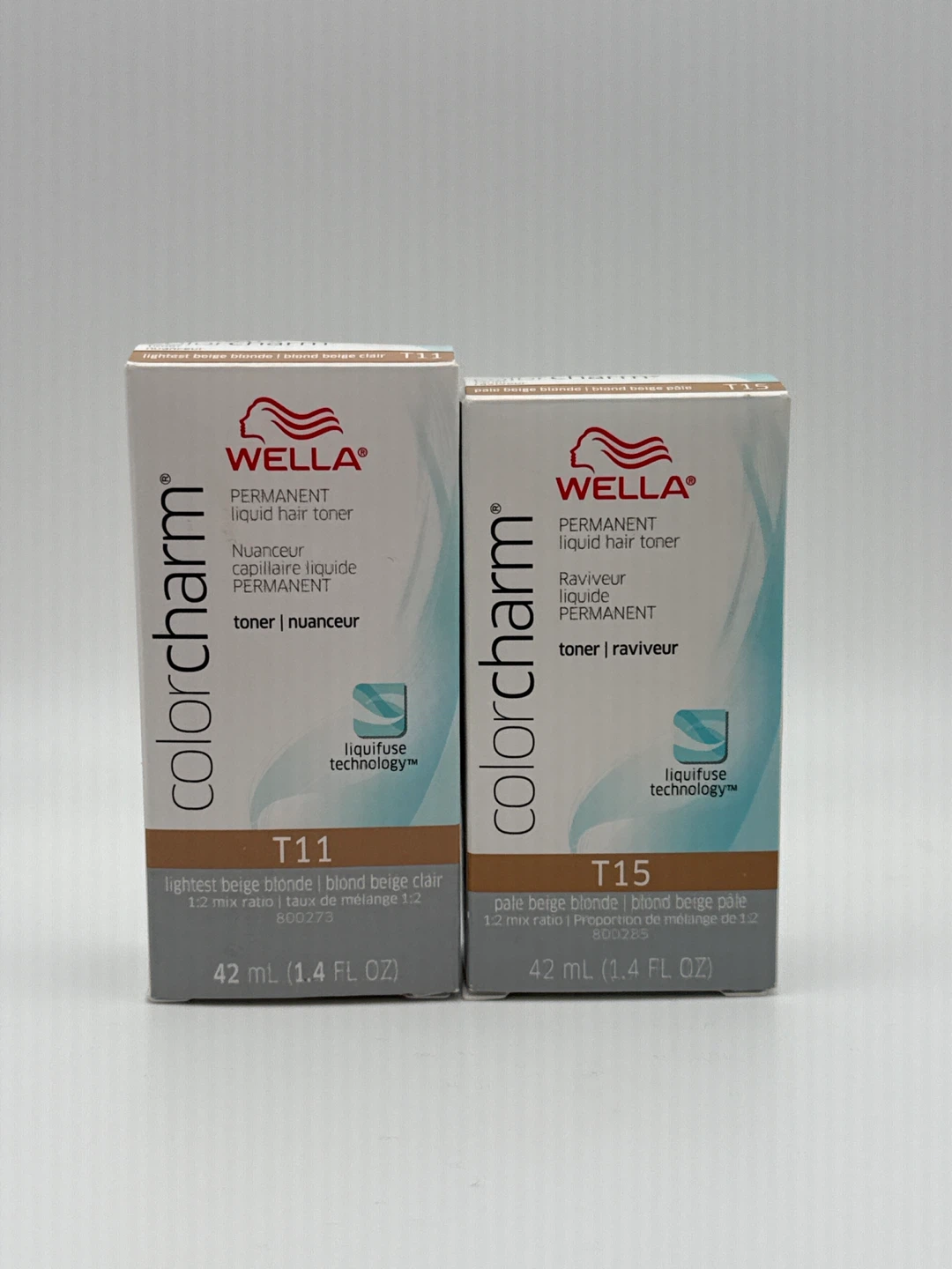 Wella ColorCharm Permanent Liquid Hair Toner (T11 & T15)