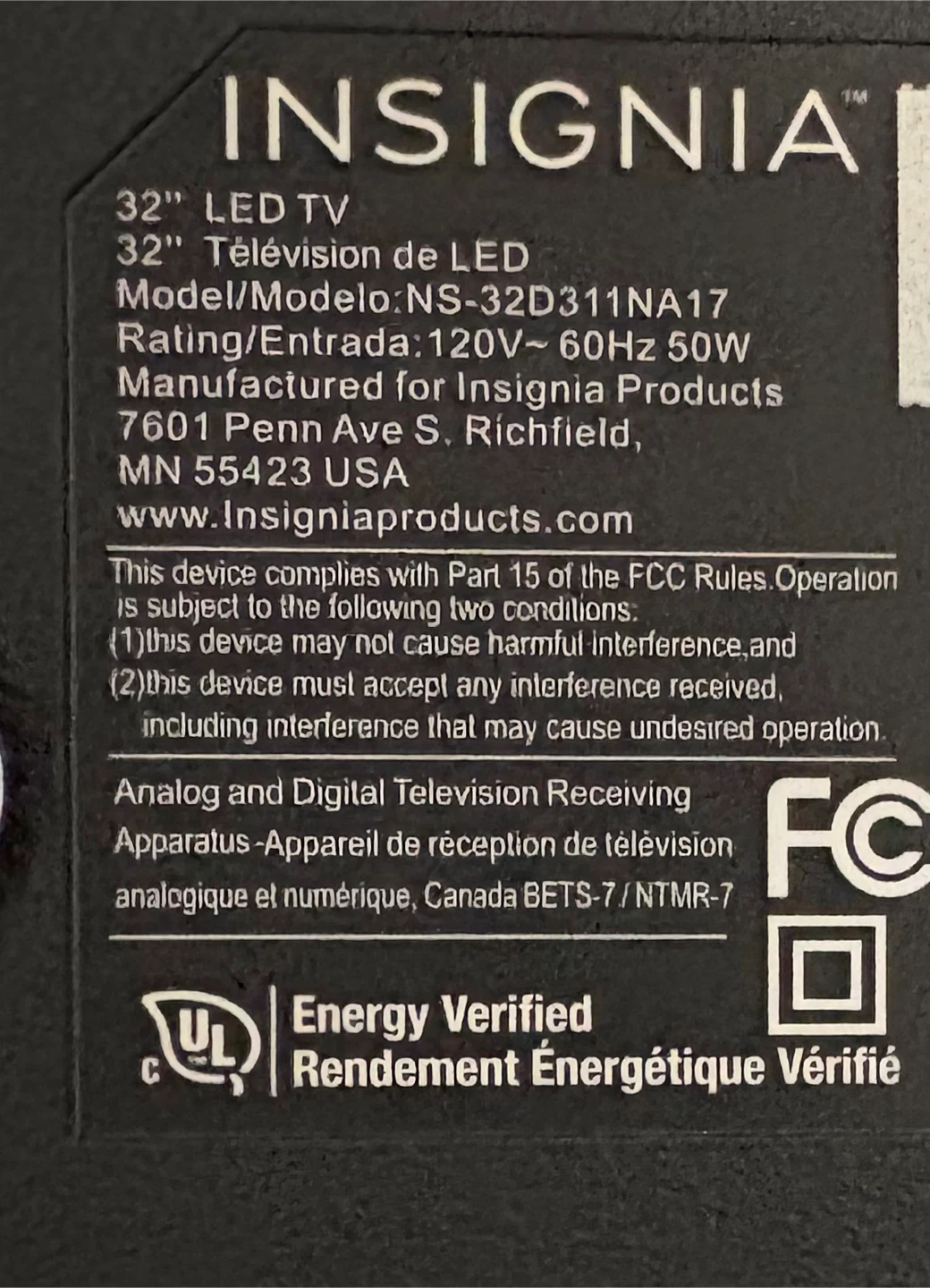 32” insignia LED TV Not Smart TV - photo 4