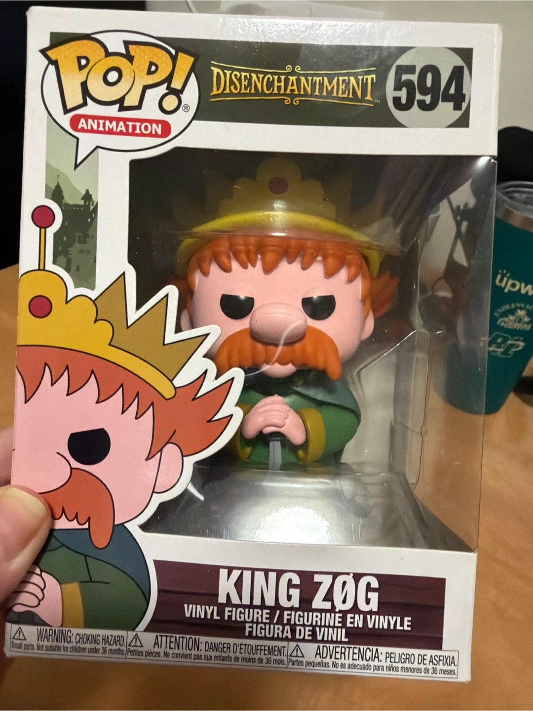 Funko Pop! Animation Disenchantment King Zog #594 Vinyl Figure