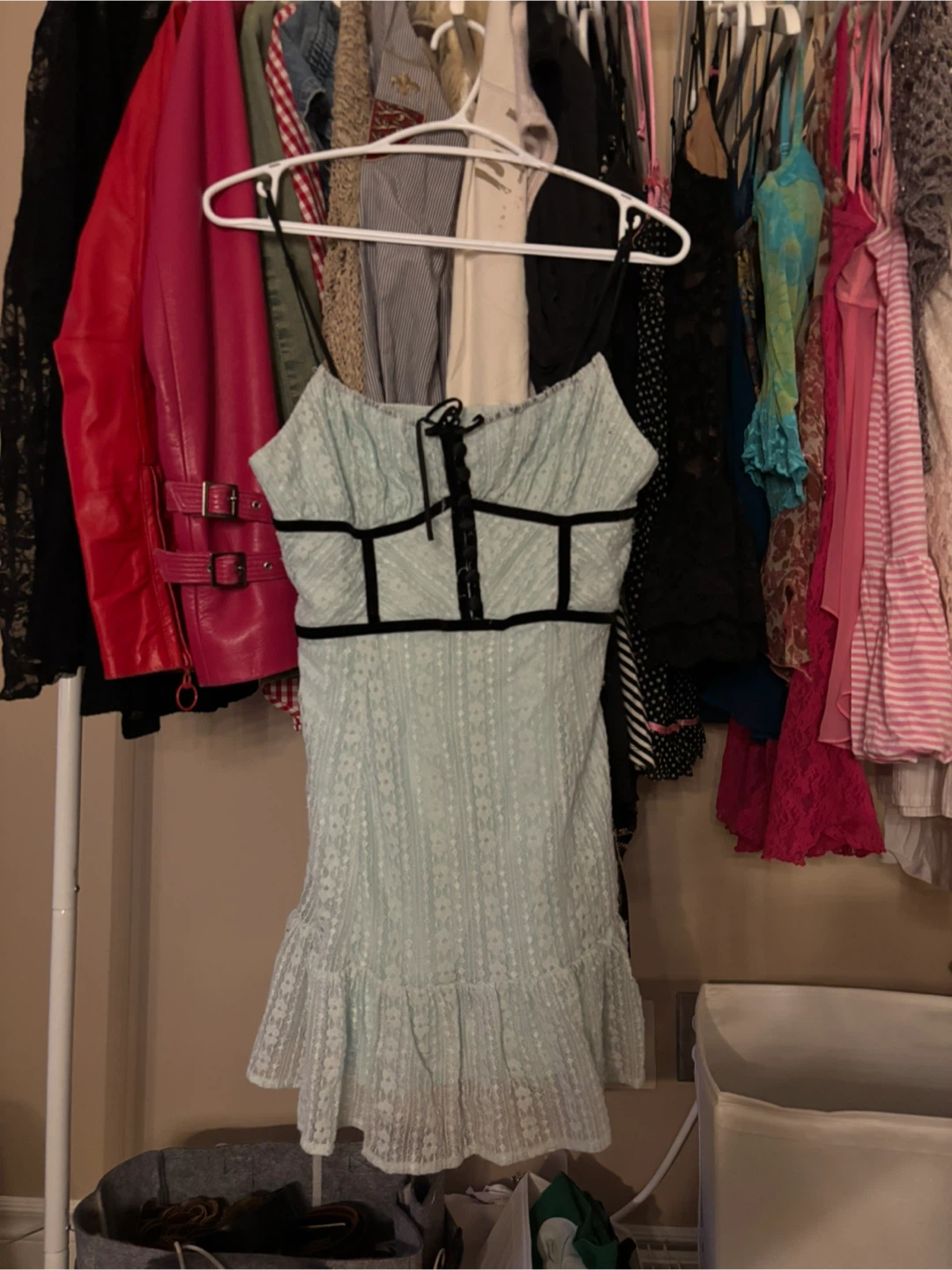 Urban outfitters Light Blue Lace Mini Dress