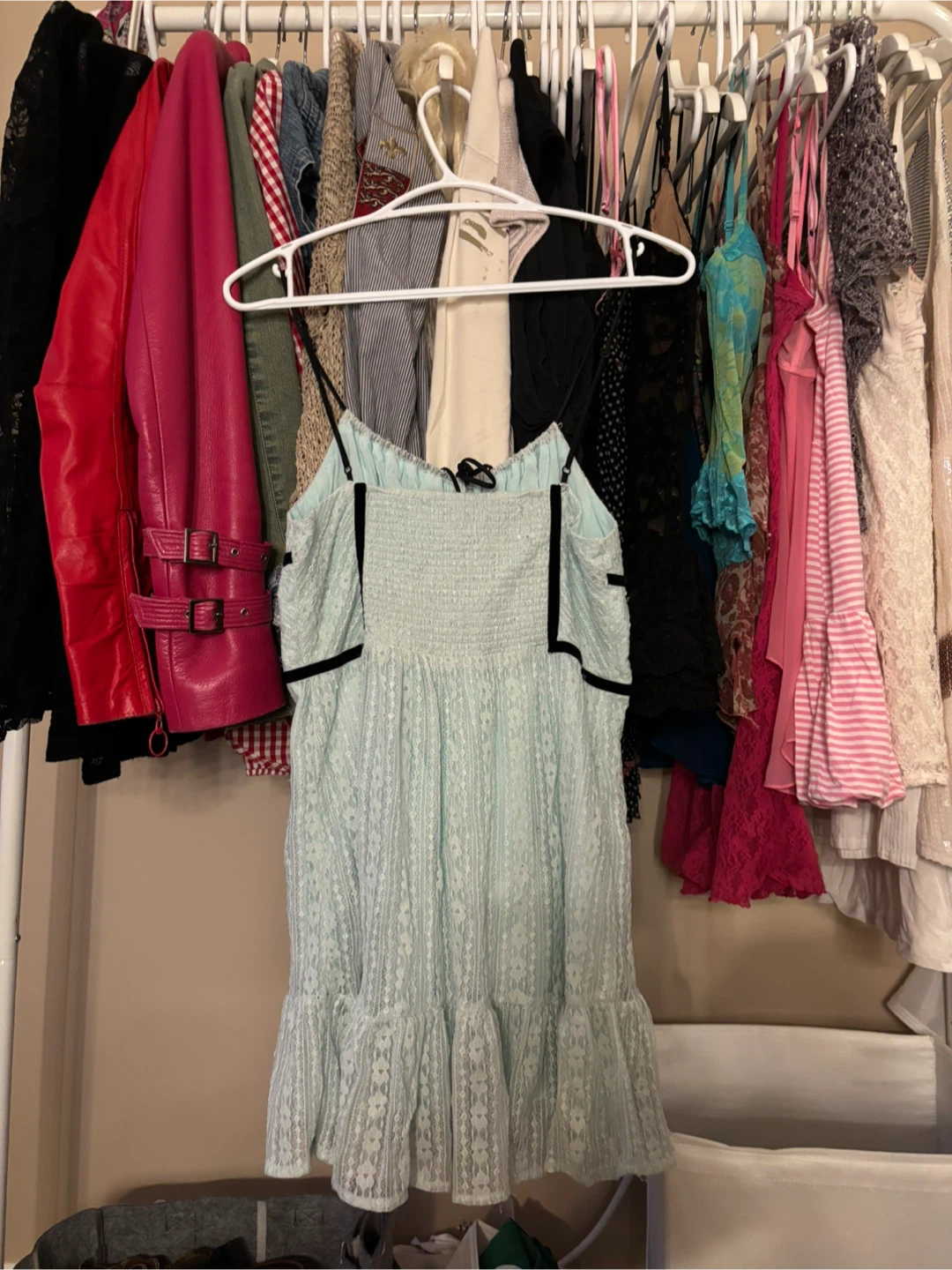 Urban outfitters Light Blue Lace Mini Dress - photo 3