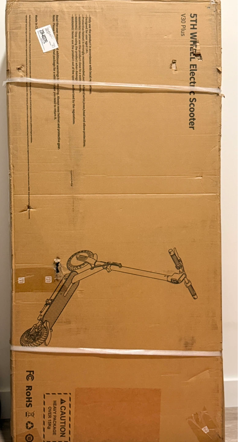 5th Wheel ES09 Lite-Gray-UL Electric Scooter🏆 - photo 4