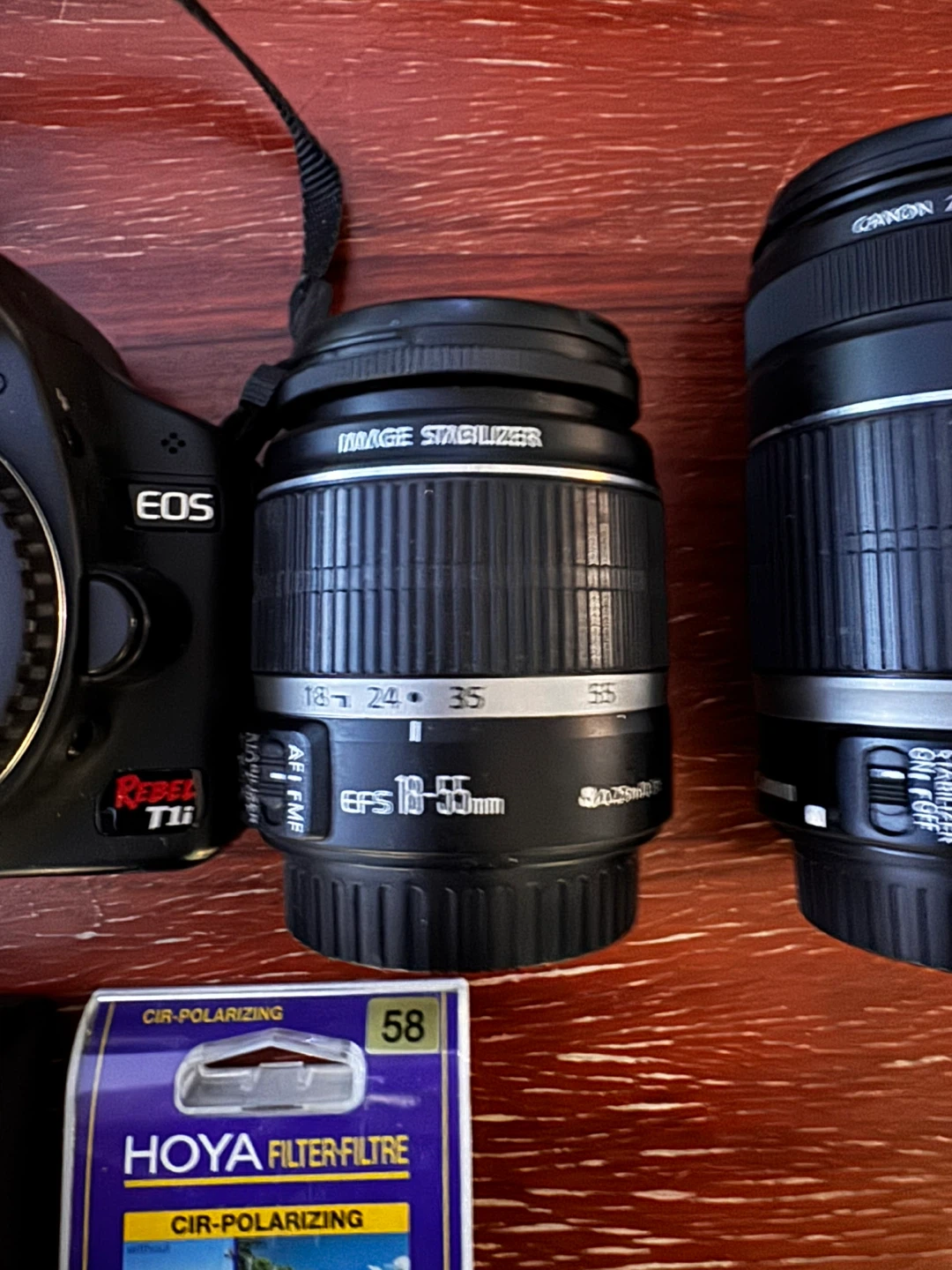 Canon EOS Rebel T1i DSLR Camera with 18-55mm and 55-250mm Lenses - photo 2