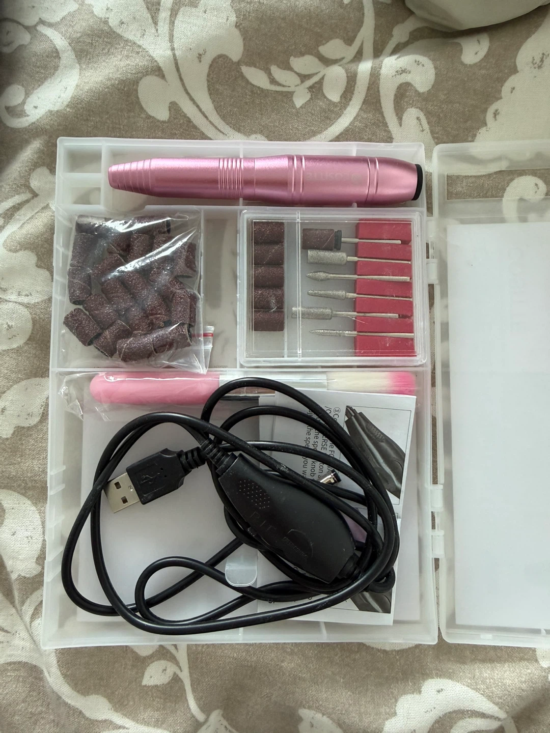 COSITTE Electric Nail Drill USB Type - Pink - photo 2