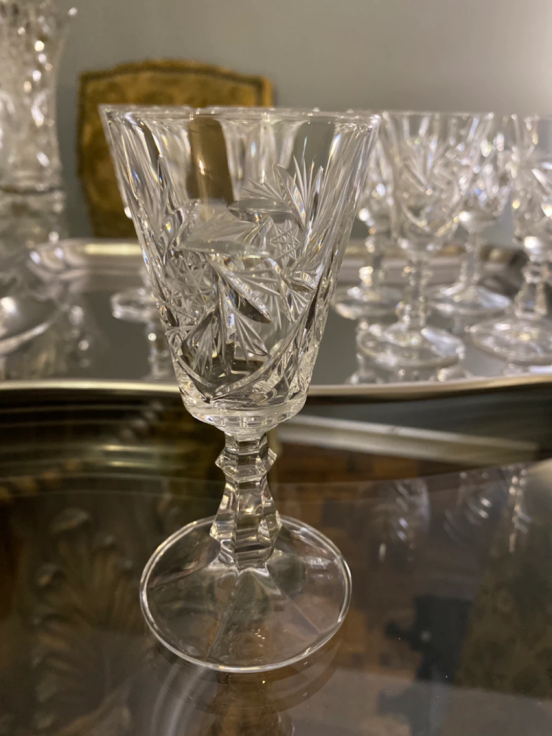 Crystal liquor glasses - photo 2
