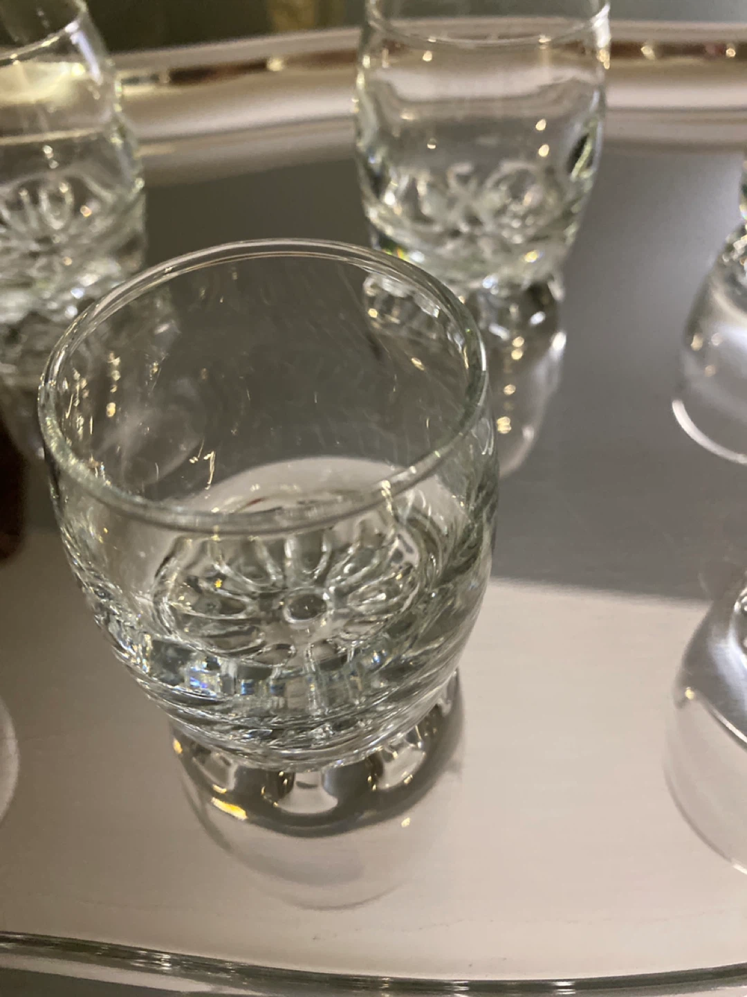 Glass shot glasses