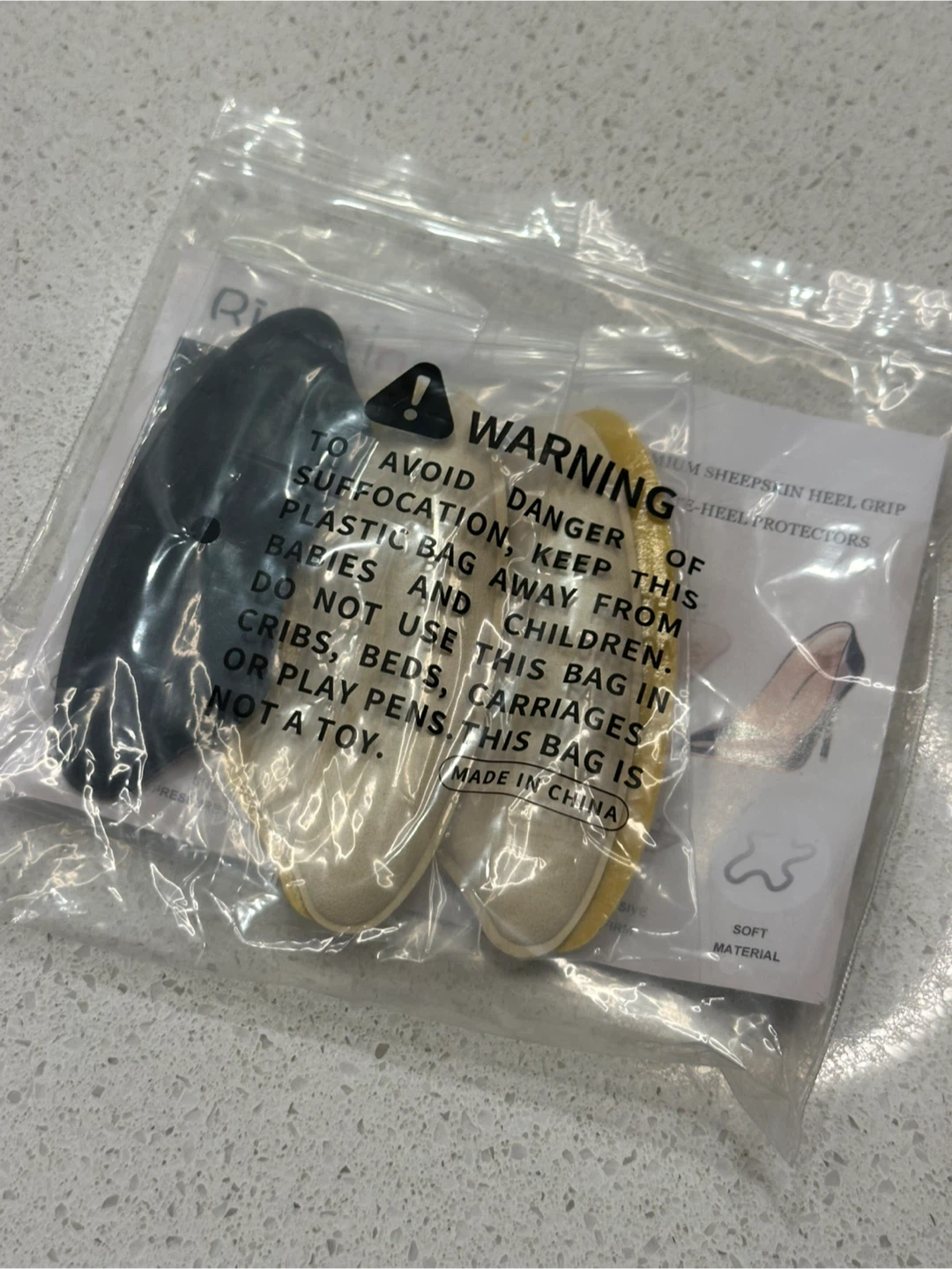 Sheepskin Heel Grips/Protectors