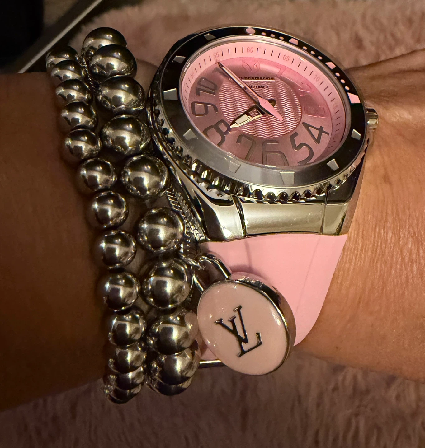 TechnoMarine Lusse mare  Pink Watch (New) - photo 3