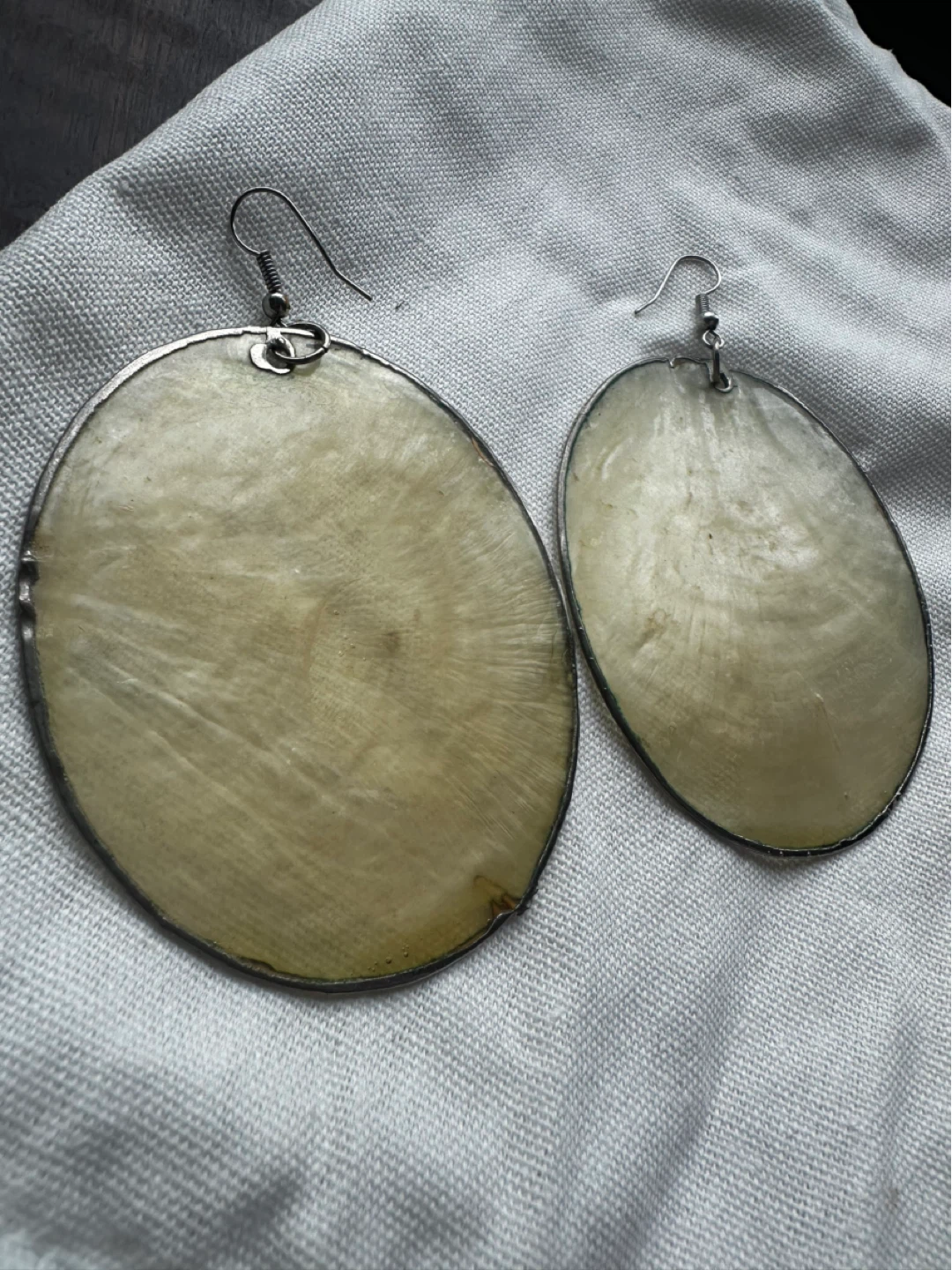 Large Oval Hoop Earrings - photo 2