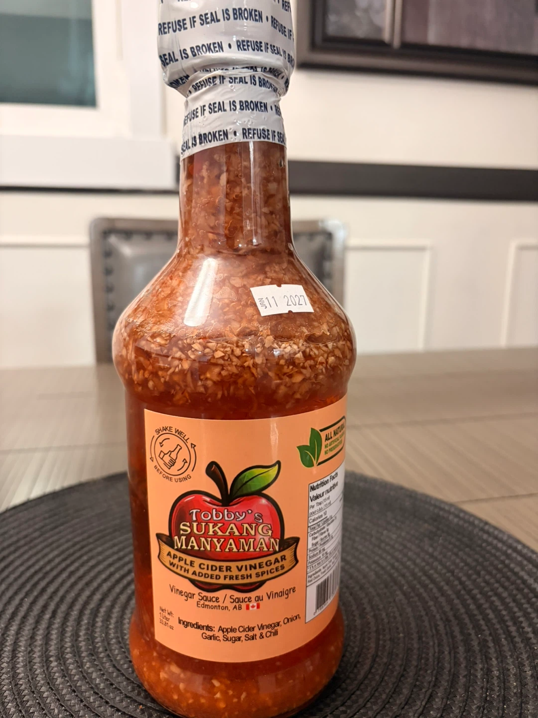 Sukang Manyaman Apple Cider Vinegar with Added Fresh Spices - photo 2