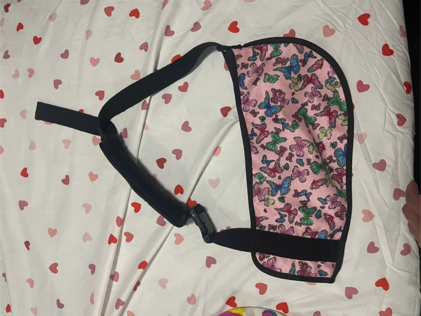 Glitter butterfly arm sling