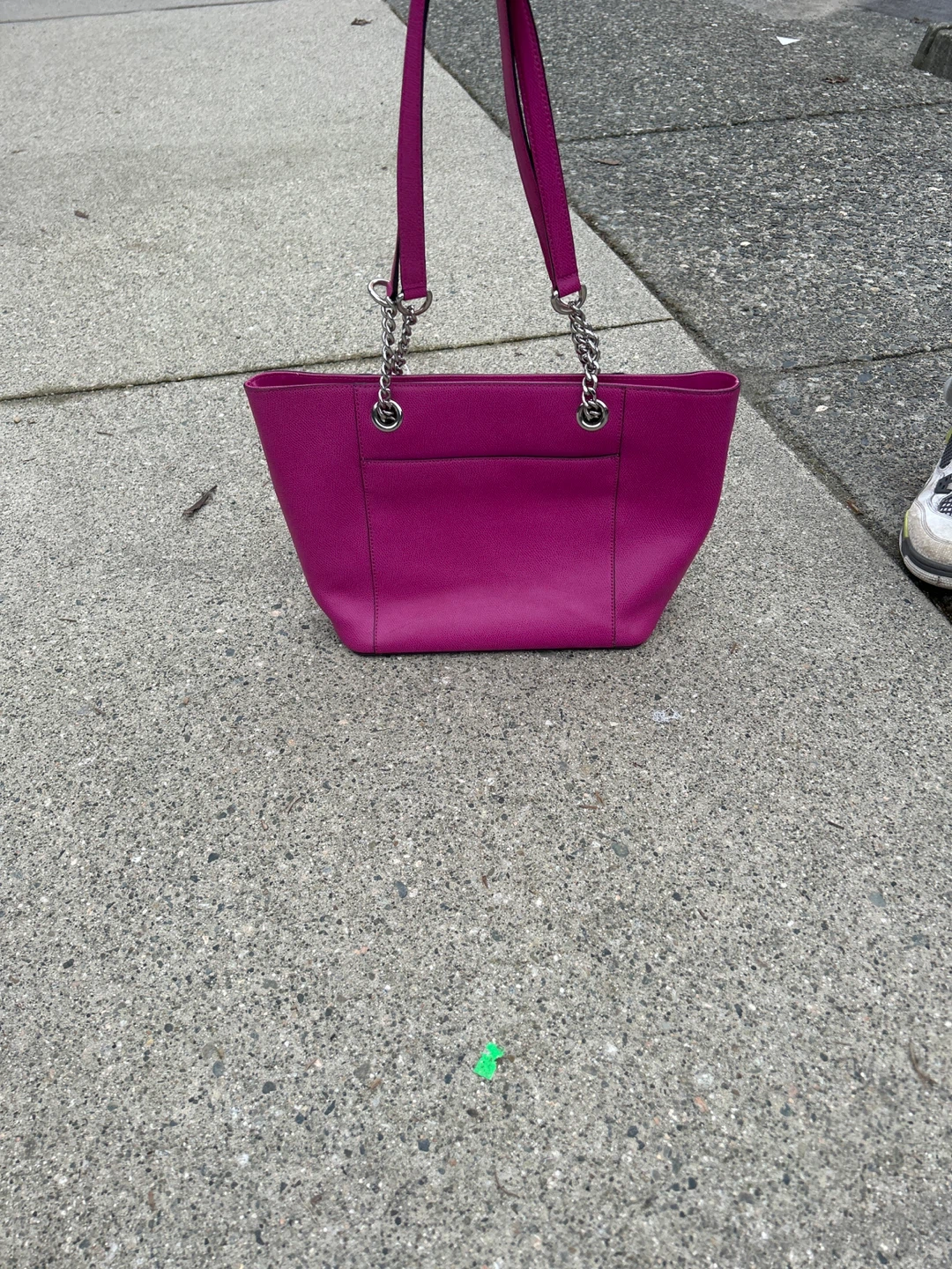 Calvin Klein Pink Leather Tote Bag - photo 3