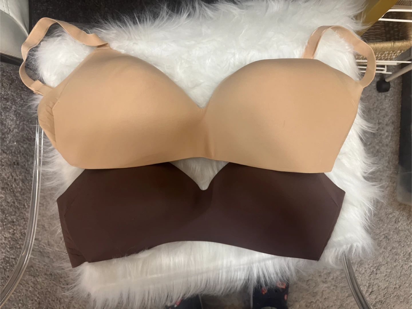 Knix Bra 36C & Size 6 - Beige & Brown - Never Worn