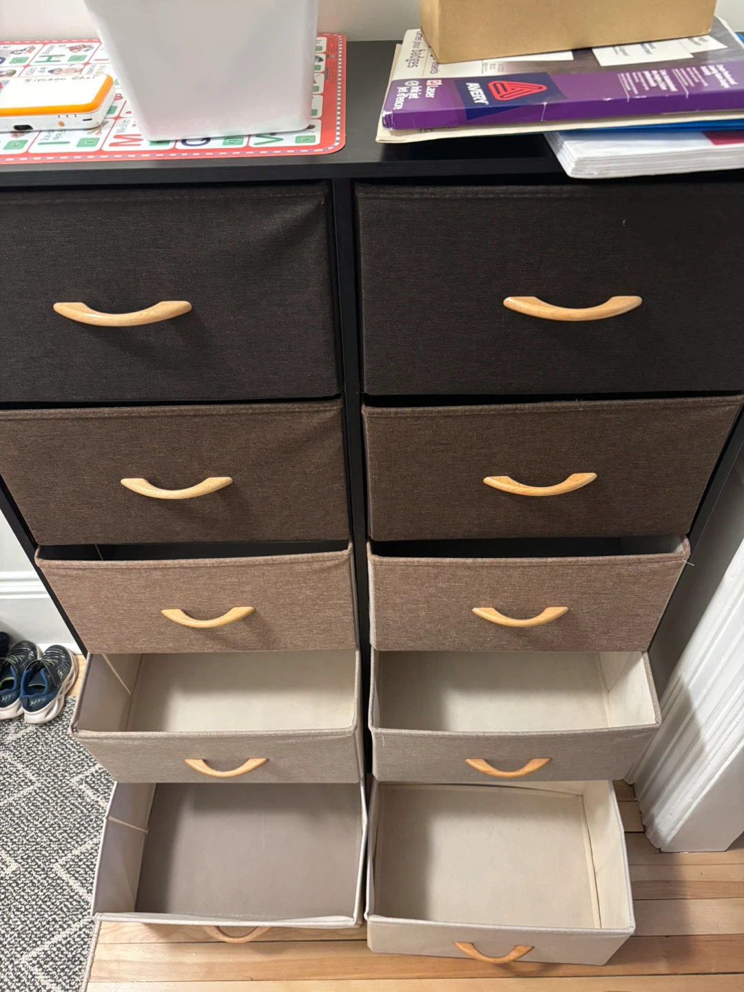 LLappuil 10 Drawers Fabric Dresser - photo 2