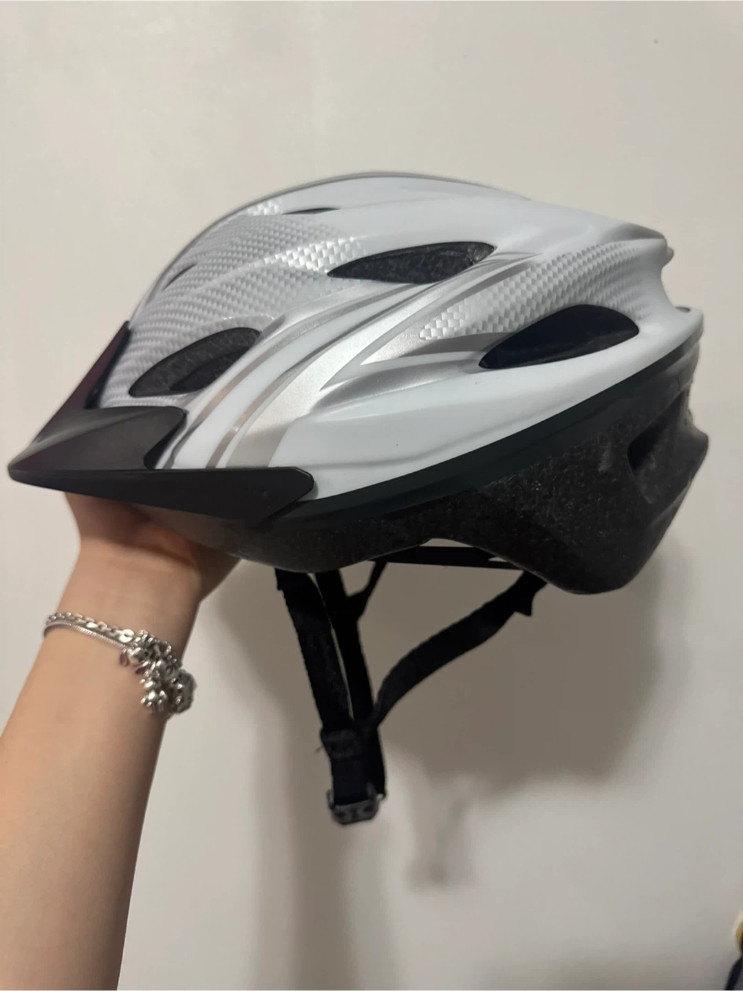 Bell White Bicycle Helmet